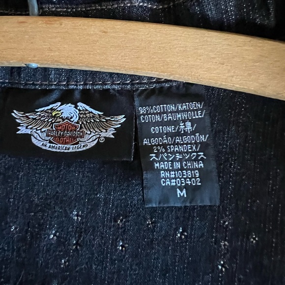 Harley Davidson Jean Jacket - Picture 3 of 6